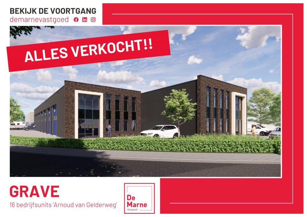De Marne Vastgoed ontwikkelt bedrijfsverzamelgebouw Grave - alles verkocht