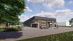 De Marne Vastgoed ontwikkelt derde bedrijfsverzamelgebouw in Angerlo - ontwerp