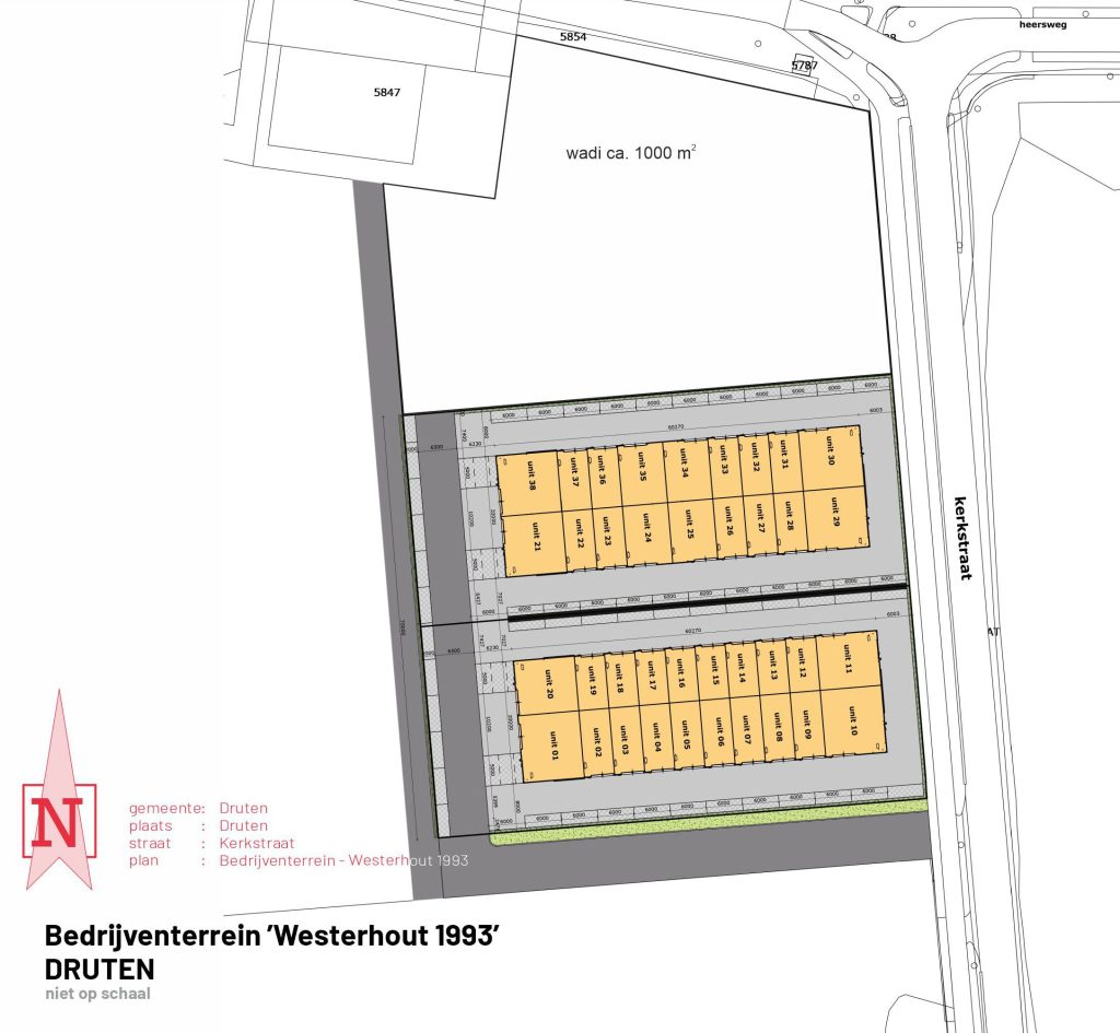 De Marne Vastgoed bedrijfsverzamelgebouw in Druten - situatie